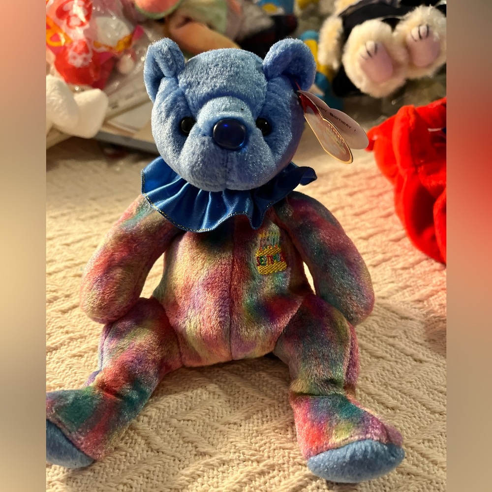 September The Birthday Bear TY Beanie Baby